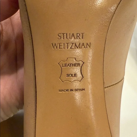 Stuart Weitzman Nude Heels - Picture 3 of 3